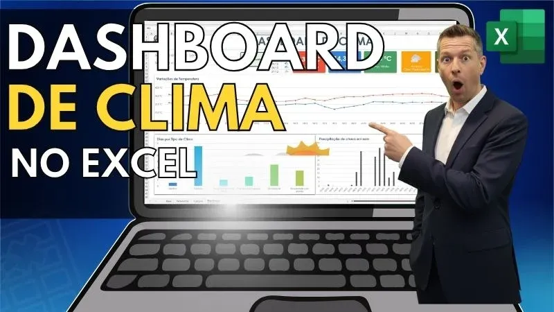 Planilha de Dashboard de Clima Excel