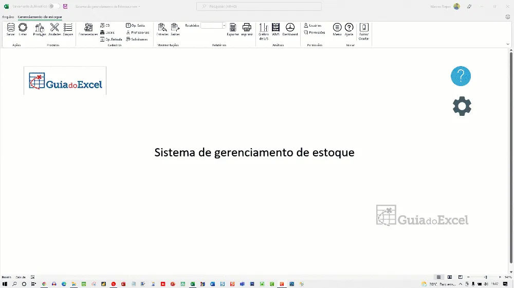 Planilha de estoque 3.0 excel