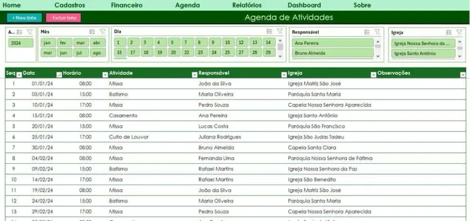Planilha de Gestão de Igrejas 3