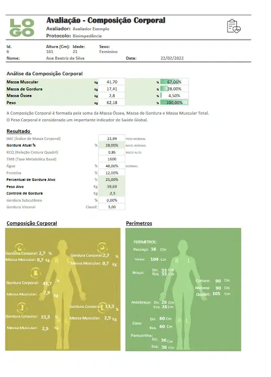 sistema personal trainer excel 4