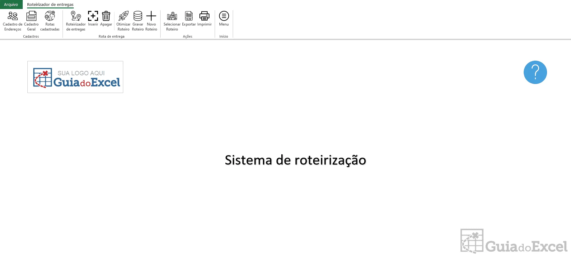 Planilha de Roteirização Automática Otimizada 6