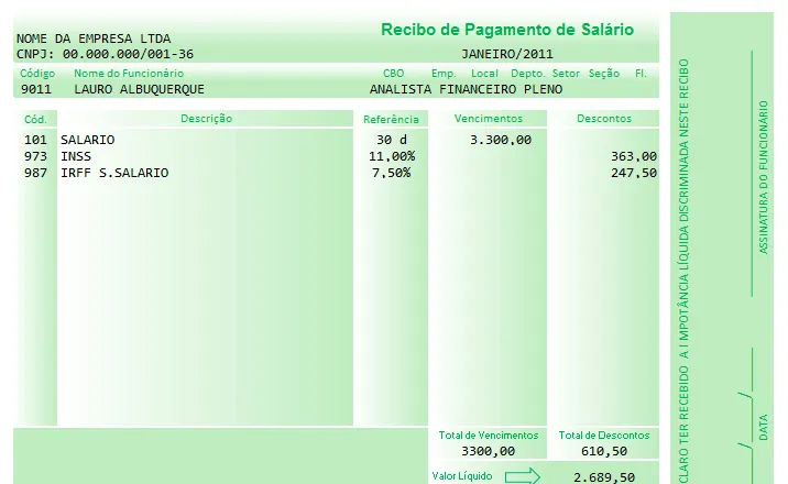 Holerite gratutito Excel