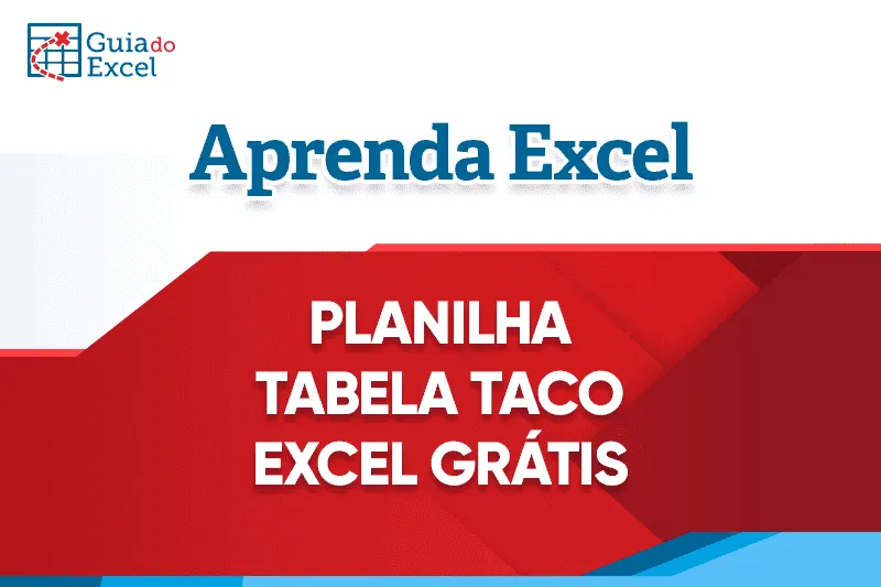 Planilha Tabela TACO Excel