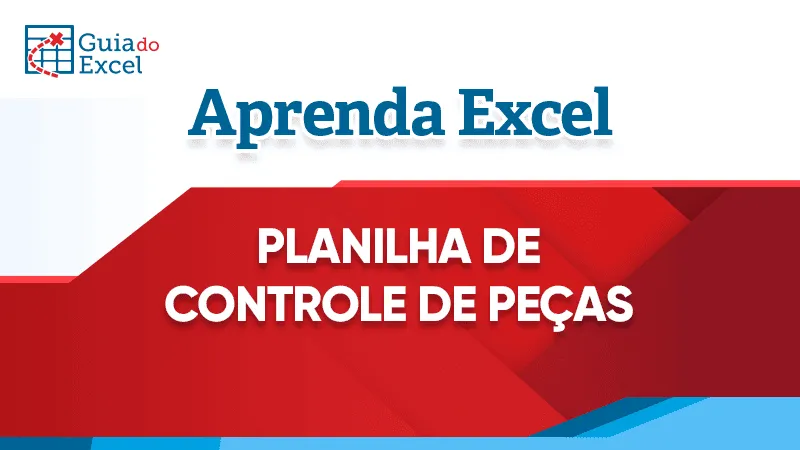 Planilha de controle de peças de reposição