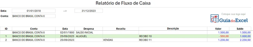 Planilha de Vendas e Estoque com BD 5