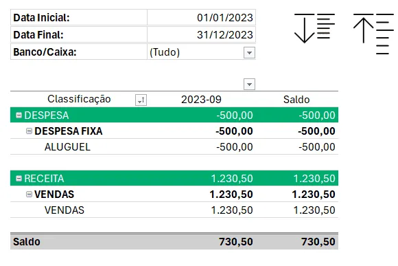 Planilha de Vendas e Estoque com BD 6