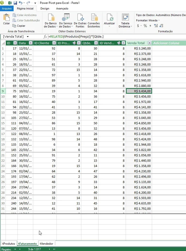 power pivot excel 9
