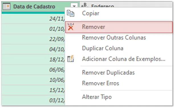 power query tratamento de dados 1