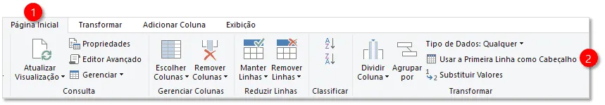 power query tratamento de dados 11