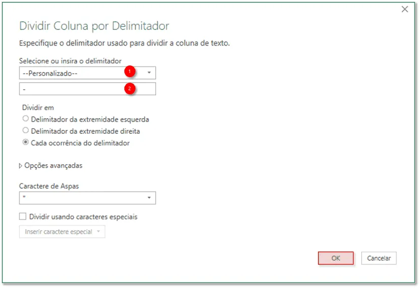 power query tratamento de dados 6