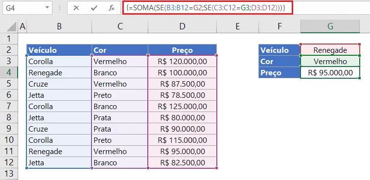 procv 2 colunas