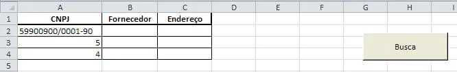 PROCV com VBA