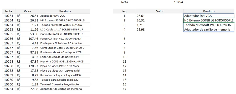 Procx Repetido - Procx Mais de um Resultado 6