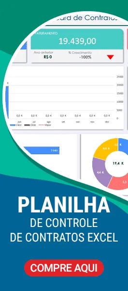 Planilha de Controle de Contratos Excel