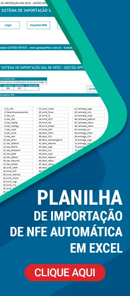 Planilha de consulta automática de NFe