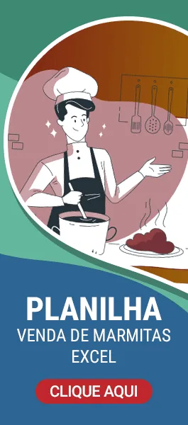 Planilha de Gestão de Vendas de Marmitarias – Planilha de Marmitex