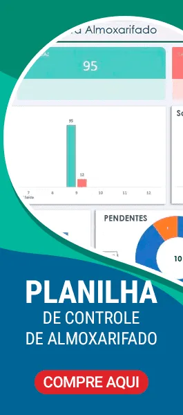 Planilha de Controle de Almoxarifado Excel