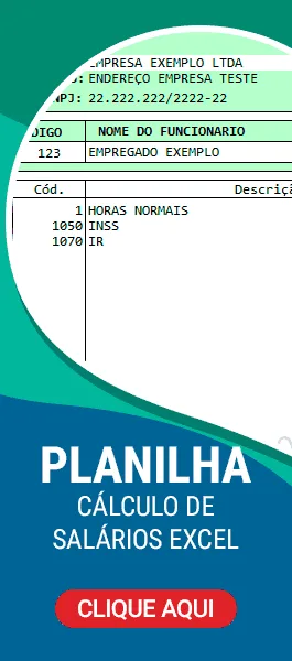 Planilha de Cálculo de Salário Excel