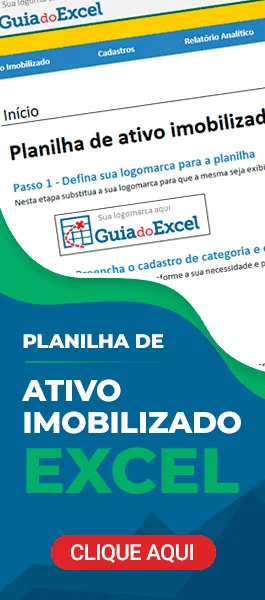 Planilha de Ativo Imobilizado Excel