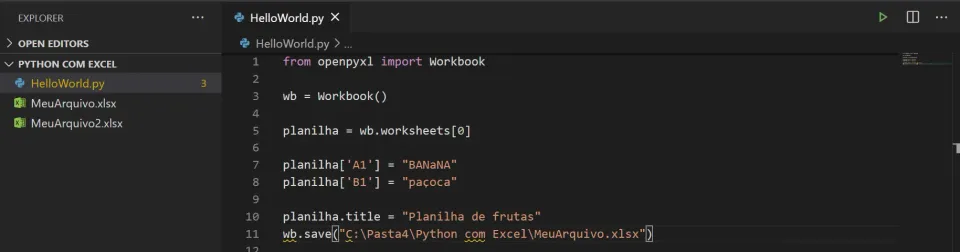 Python Excel
