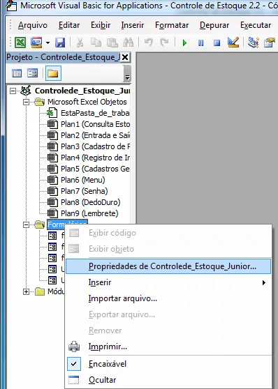 Quebrar senha VBA Excel 5