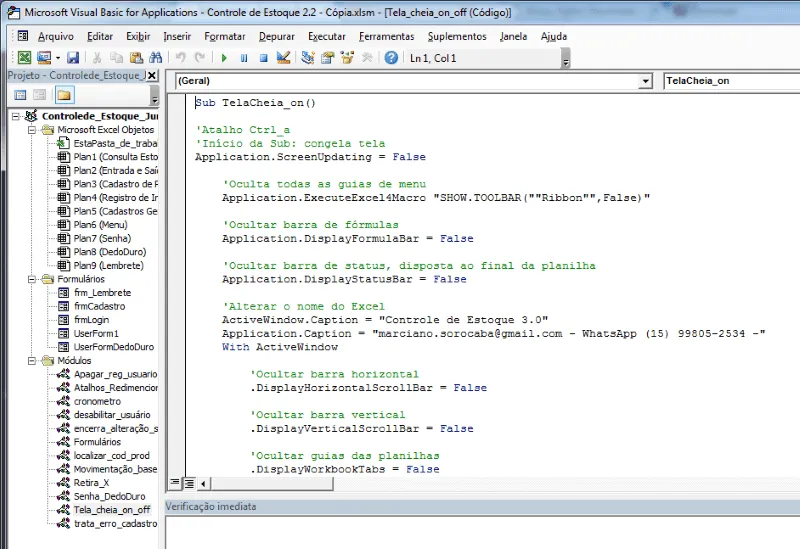 Quebrar senha VBA Excel 7