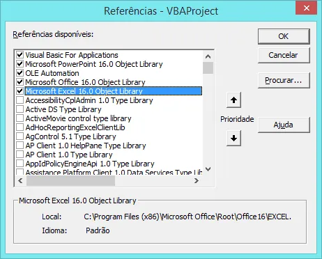 Exportar excel para powerpoint