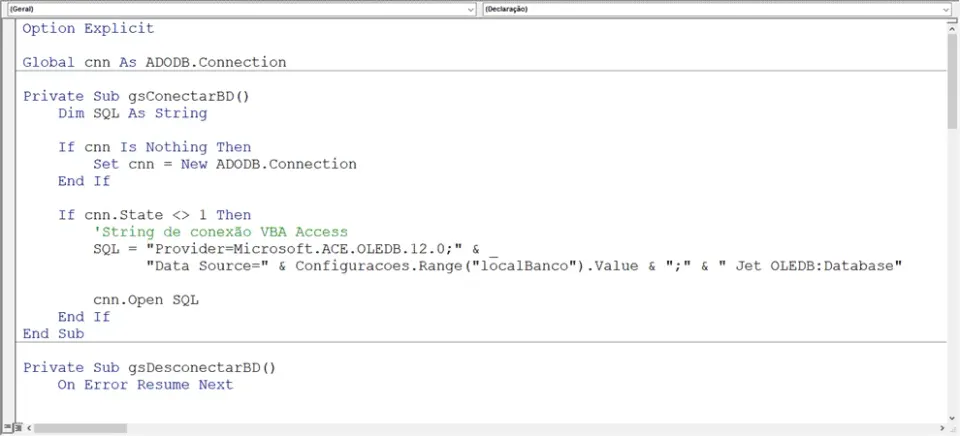 Como Criar Relatorios SQL no Excel 3