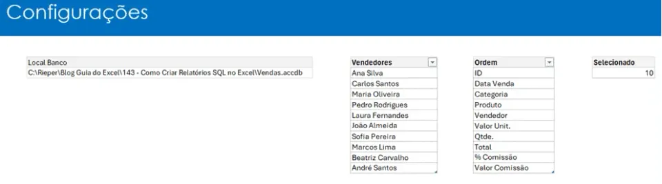 Como Criar Relatorios SQL no Excel 1
