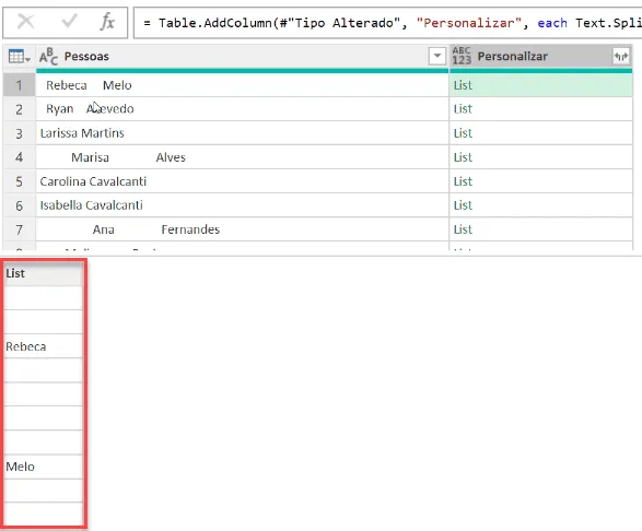 remover espaços power query 5