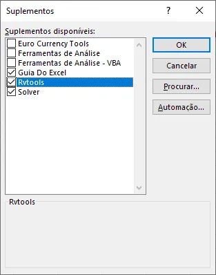 RVTools Suplemento VBE Excel 4
