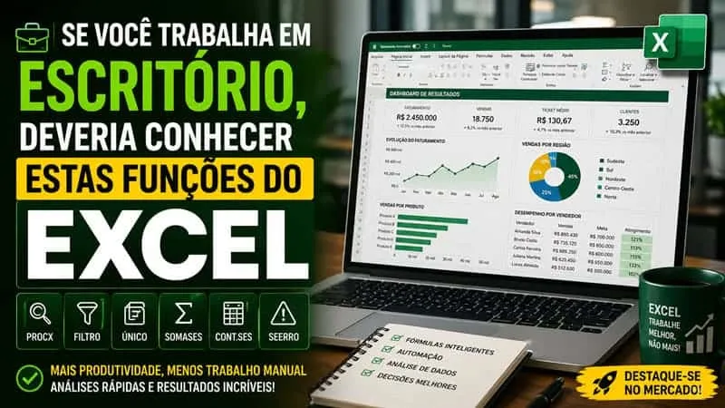 Se Você Trabalha em Escritório, Deveria Conhecer Estas Funções do Excel