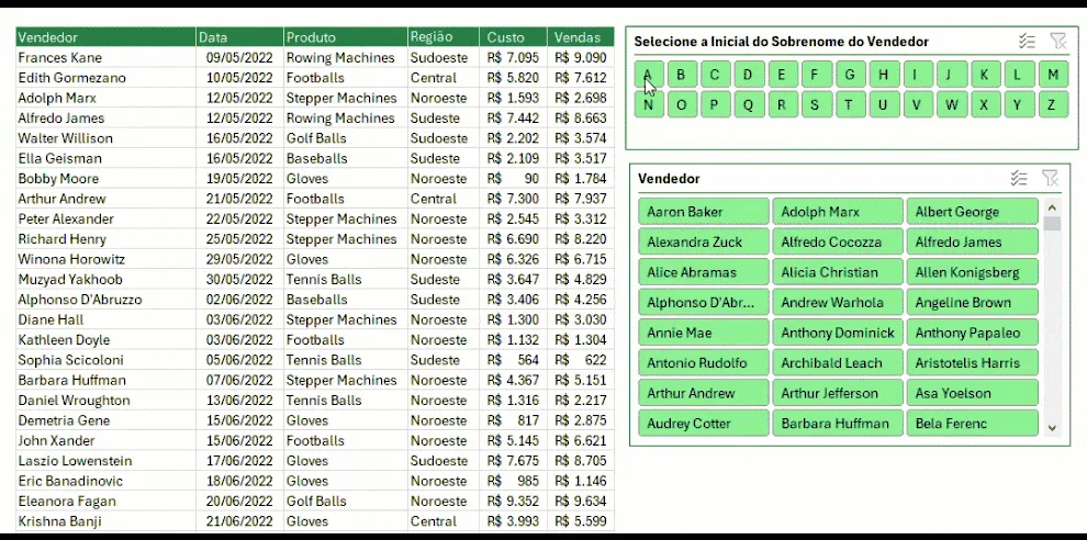 segmentação em fórmulas excel 4