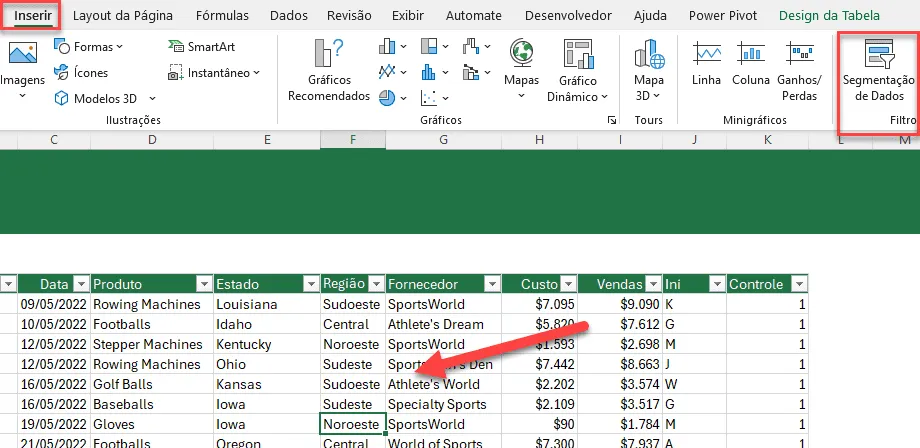 segmentação em fórmulas excel 2