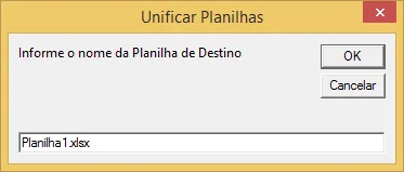 Unificar planilhas Excel com VBA
