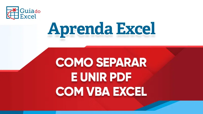 Separar quebrar unir pdf excel vba
