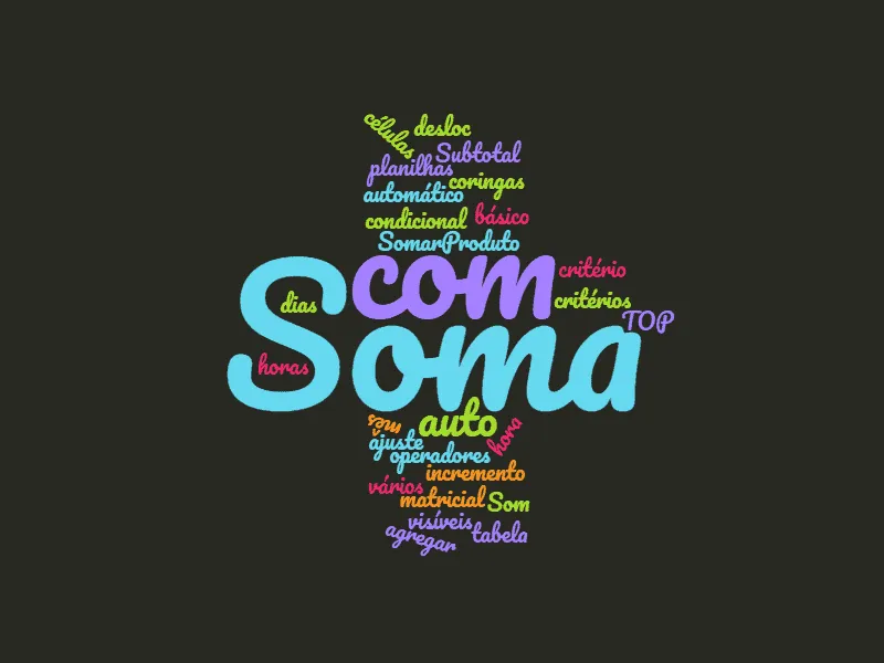 Funções de soma Excel
