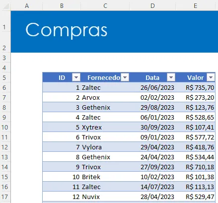 SQL no Excel - Usar Excel como Banco de Dados 1