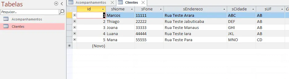 conectar banco de dados vba 3