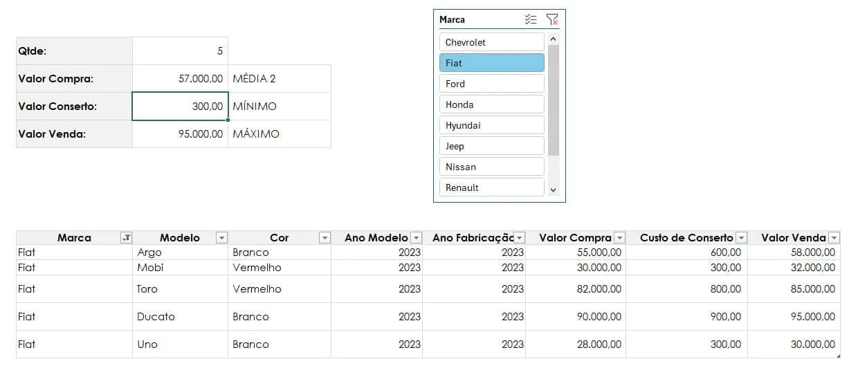subtotal excel 2