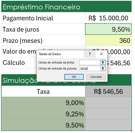 tabela de dados excel 5