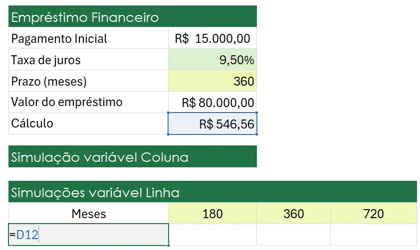 tabela de dados excel 7