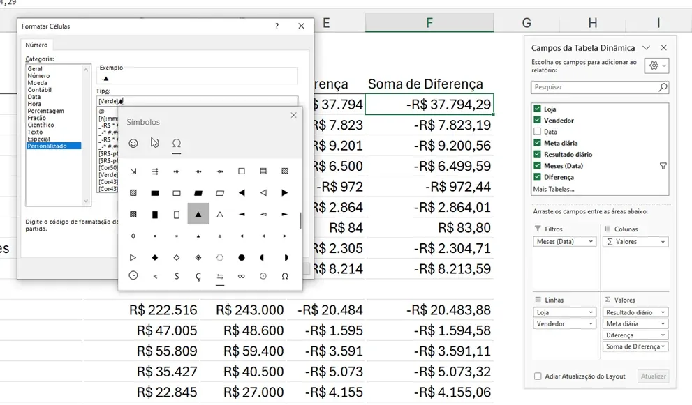 tabela dinamica bonita no excel 15