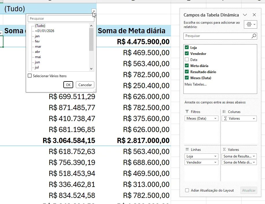 tabela dinamica bonita no excel 4