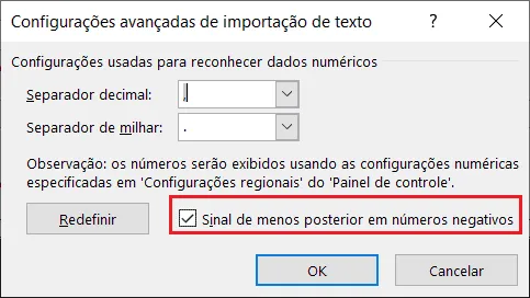 texto para colunas excel 20