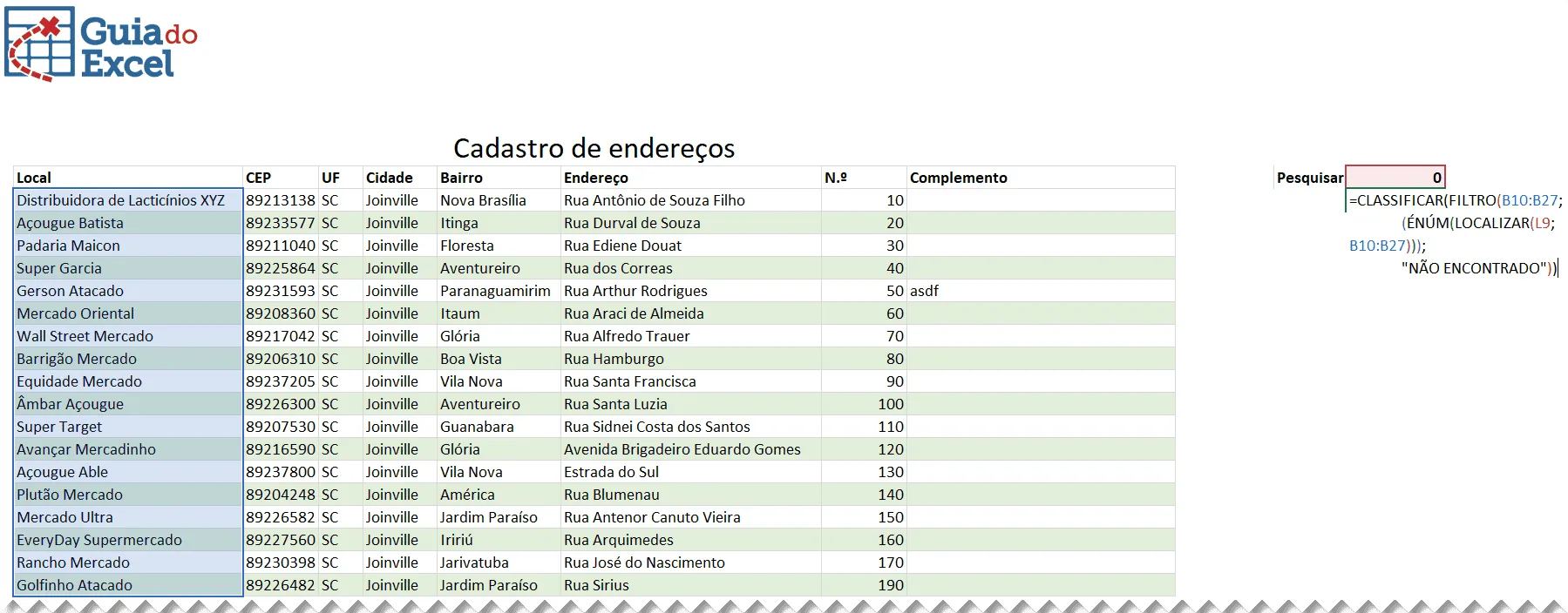 Validação de dados com lista pesquisável no Excel 3