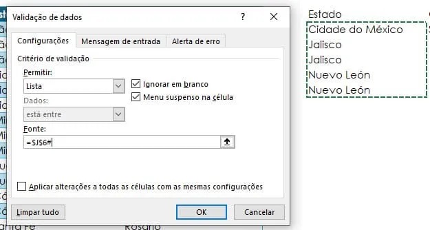 lista suspensa excel 6