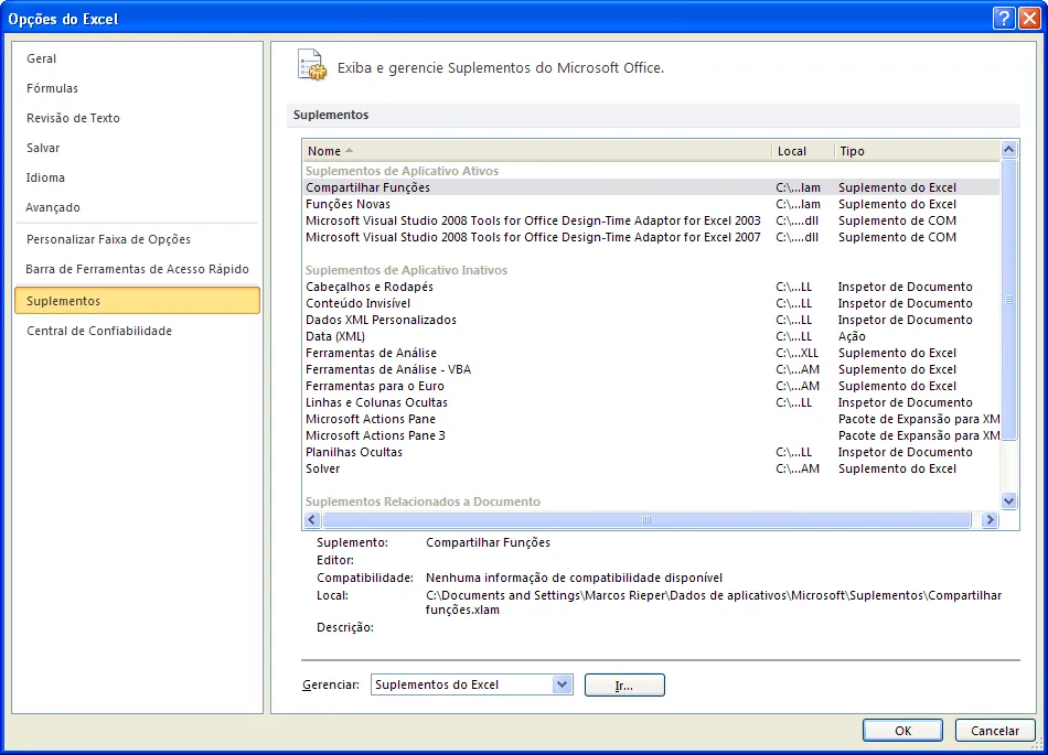Validar email no Excel VBA 5