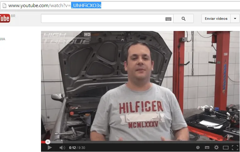colocar youtube no excel