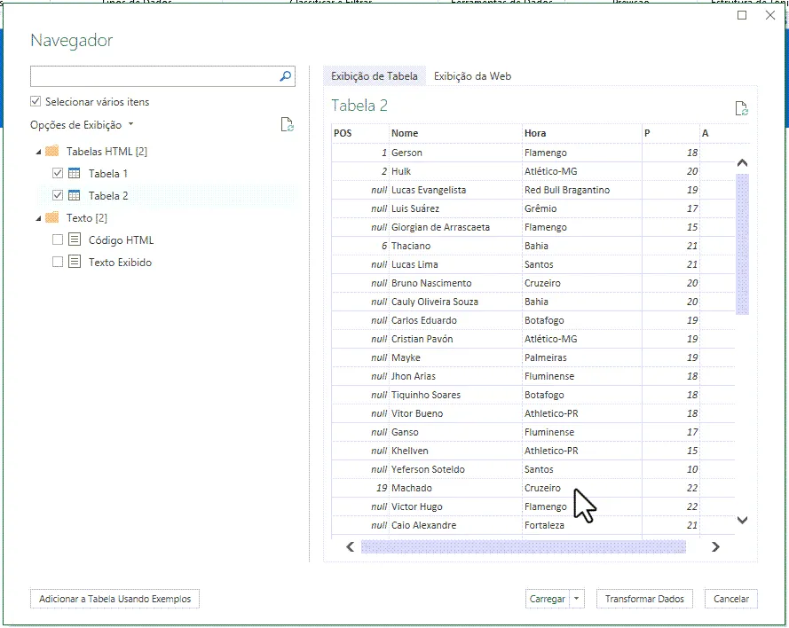 Web Scraping Power Query Excel 10
